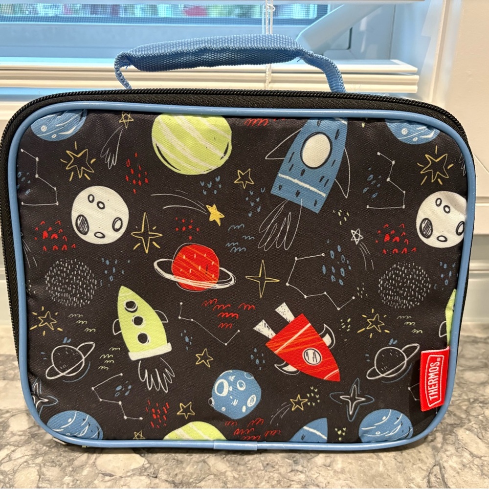 Thermos Space Adventure Lunch Box - Black and Blue